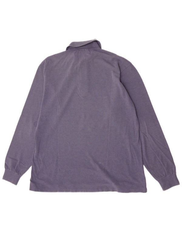 Tricou polo pentru bărbați cu mânecă lungă Lacoste Mărimea 6 XL Bumbac violet