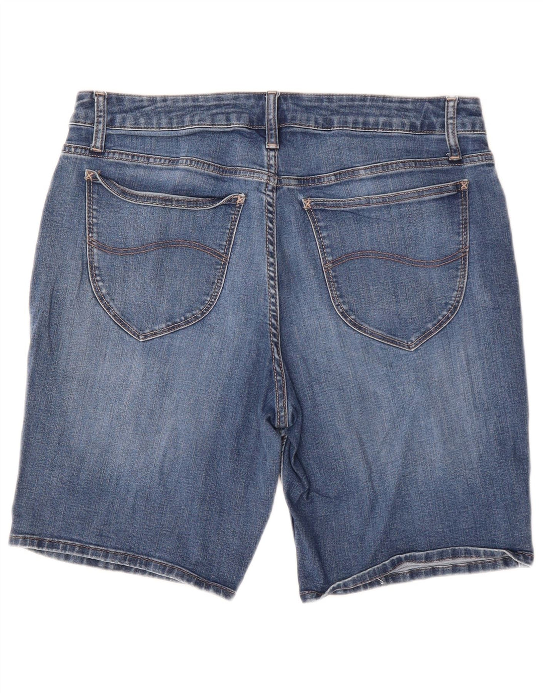 Pantaloni scurți din denim LEE Riders Riders Mid Rise W32 Medium Blue