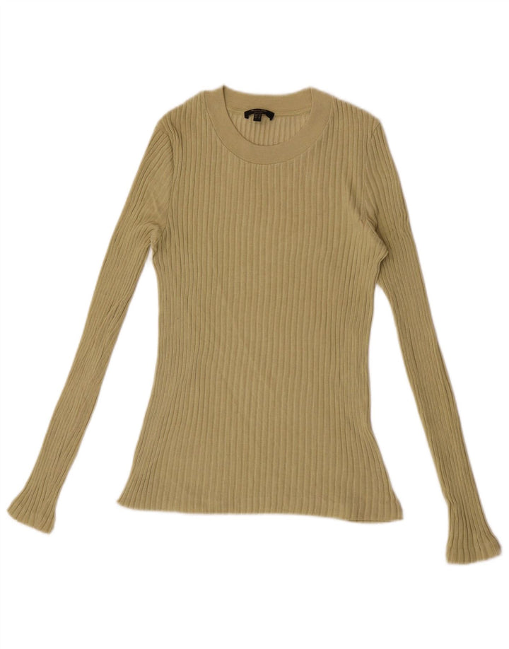 Top pentru femei Massimo Dutti cu mânecă lungă UK 8 Small Khaki