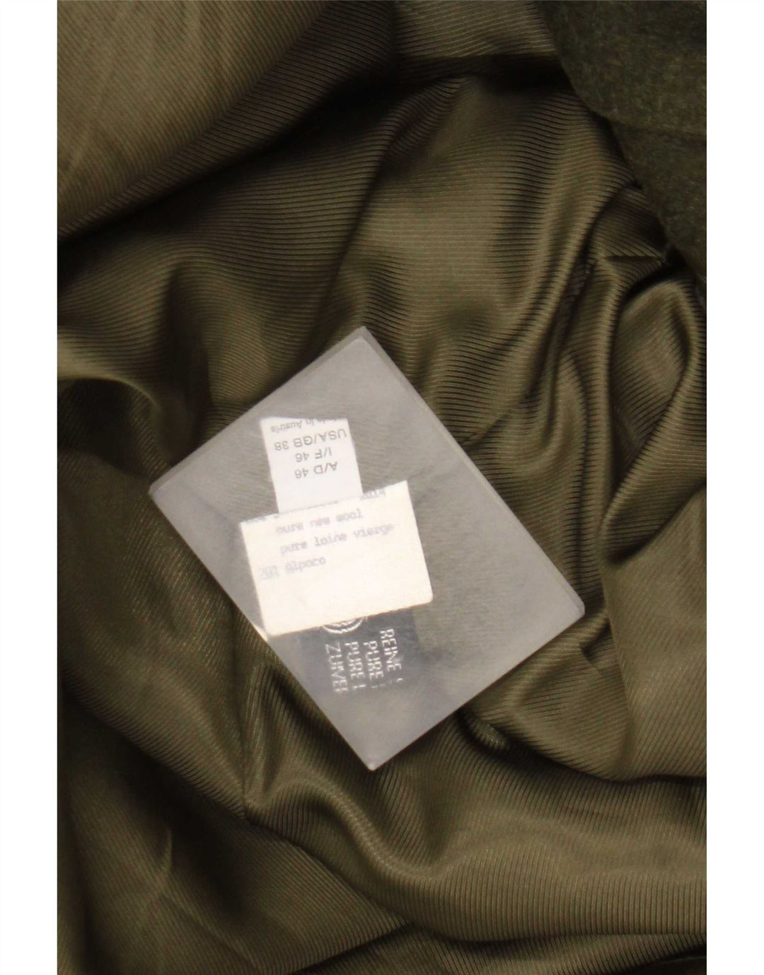 Palton pentru bărbați Amadeus UK 38 Medium Khaki Lână virgină
