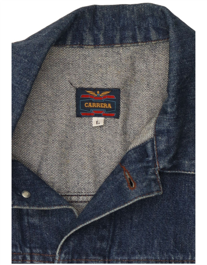 Gilet de blugi pentru bărbați Carrera UK 40, mare, bleumarin