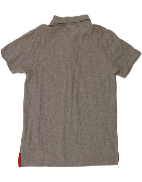 Tricou polo Nike pentru bărbați Marea Britanie 47/48 2XL bumbac cu dungi gri