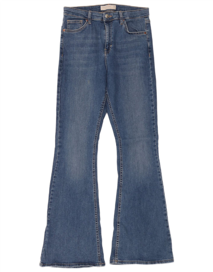 Blugi evazați Jamie Topshop pentru femei W30 L32 bumbac albastru