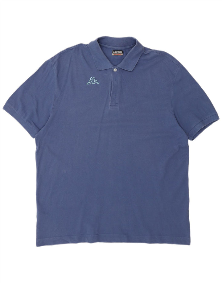 Kappa tricou polo pentru bărbați 2XL, albastru