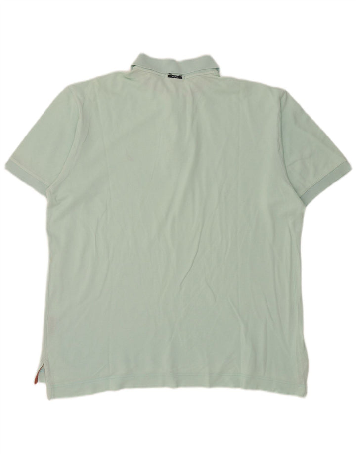 Tricou polo Nautica pentru bărbați, bumbac verde mediu