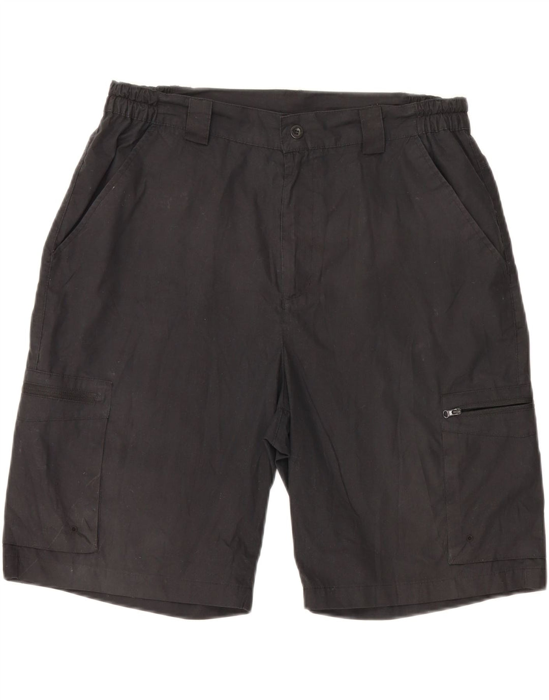 Pantaloni scurți cargo pentru bărbați Mountain Warehouse W36 Poliester negru mare