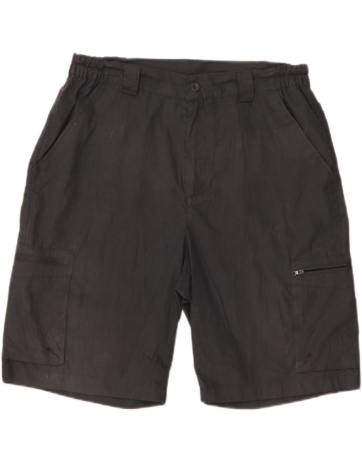 Pantaloni scurți cargo pentru bărbați Mountain Warehouse W36 Poliester negru mare