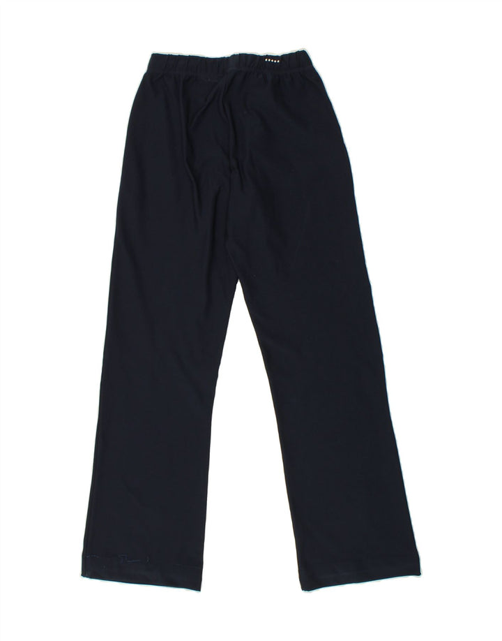 NIKE Womens Tracksuit Trousers UK 8/10 Medium Navy Blue Polyester Vintage Nike and Second-Hand Nike from Messina Hembry 