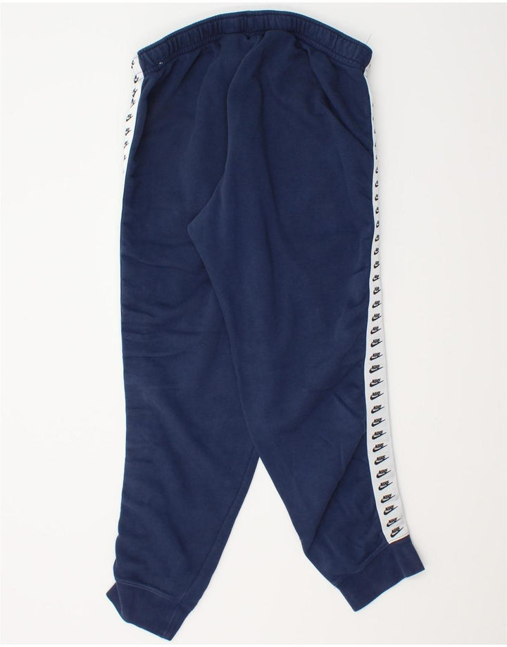 Pantaloni de trening grafic pentru bărbați NIKE Pantaloni de jogging mari, bleumarin, color block