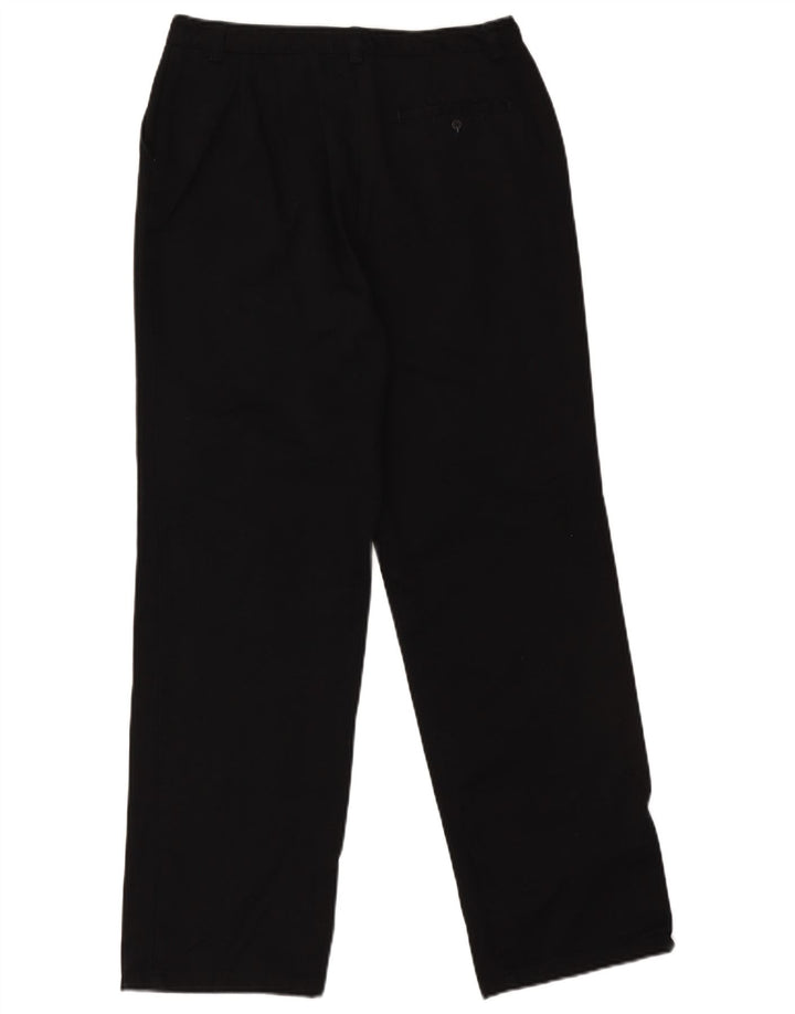 EDDIE BAUER Pantaloni chino drepți pentru femei EU 40 Medium W30 L30 Negru