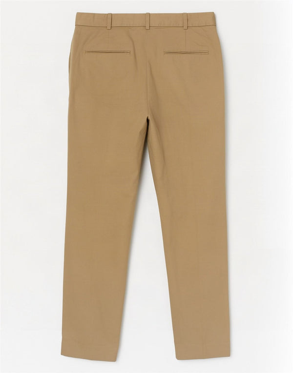 Pantaloni chino slim pentru femei Zara EU 36 XS L26 L27 bumbac bej