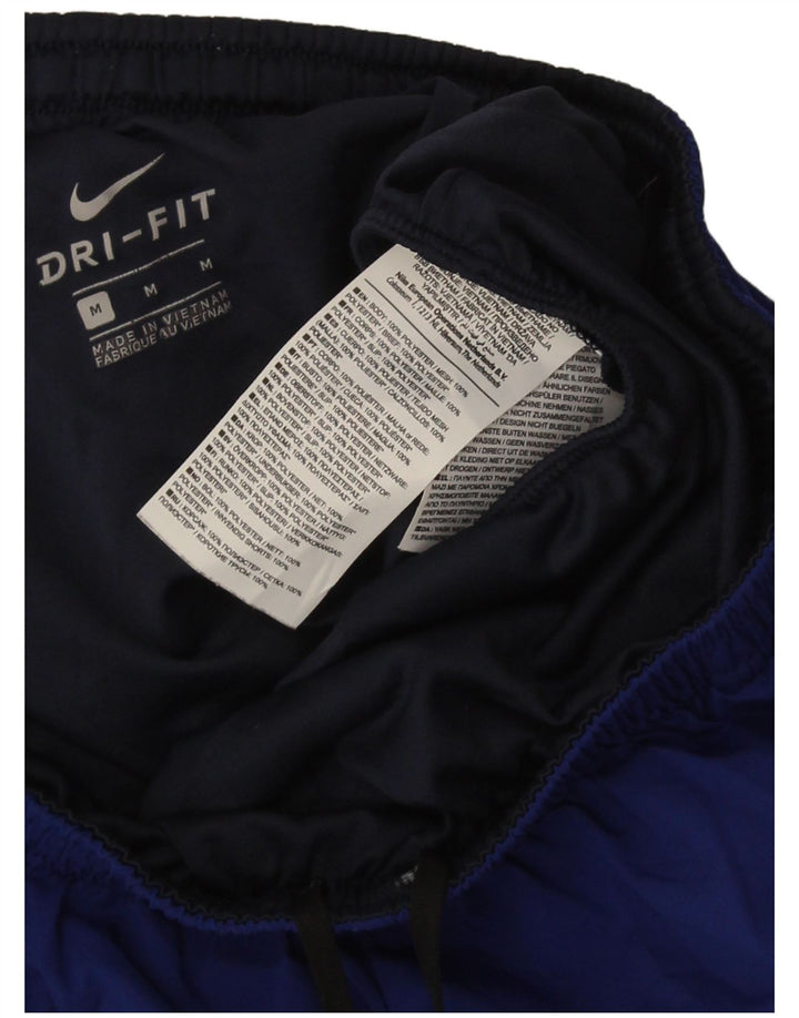 Pantaloni scurți sport Nike Dri Fit pentru bărbați, medii, albastru, poliester color bloc