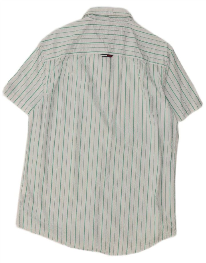 Cămașă cu mânecă scurtă TOMMY HILFIGER pentru bărbați, cu dungi albe, mari