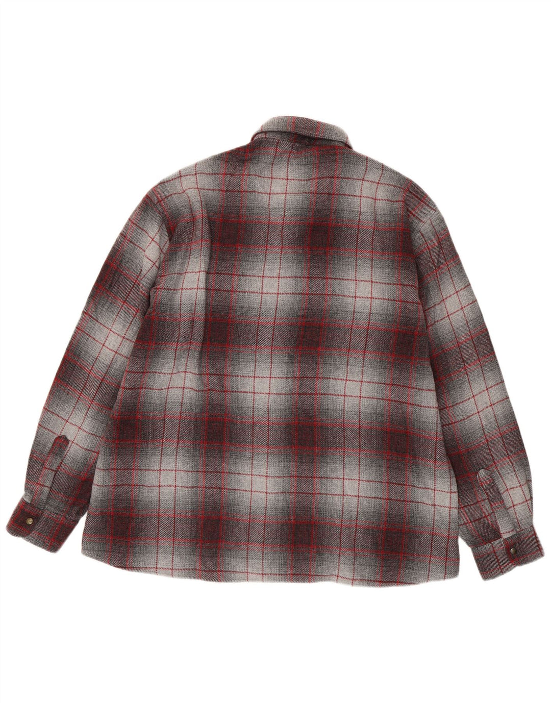 Cămașă de flanel pentru bărbați VINTAGE XL Burgundy Check