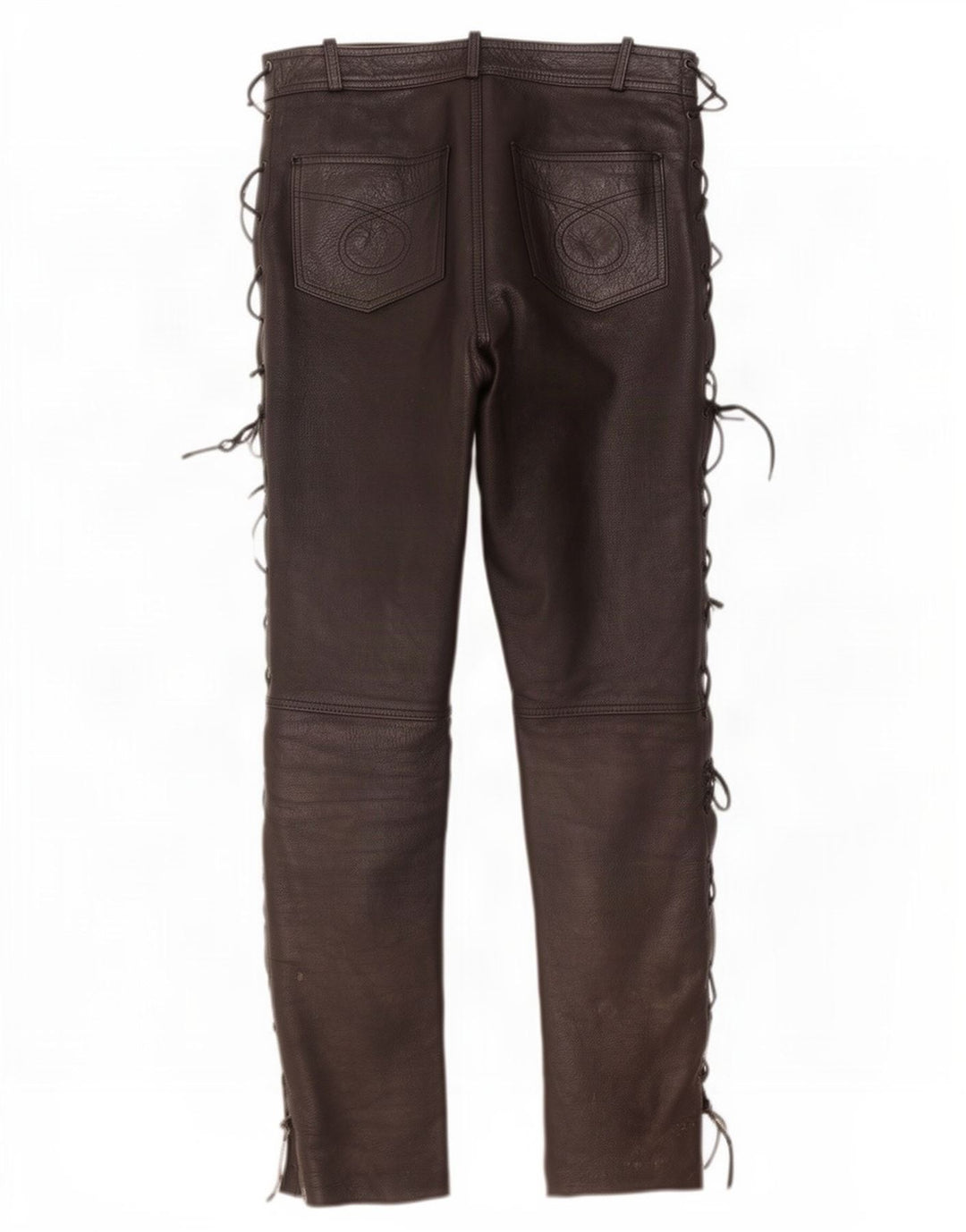 Pantaloni slim din piele pentru bărbați Modeka XL W34 L33 negru