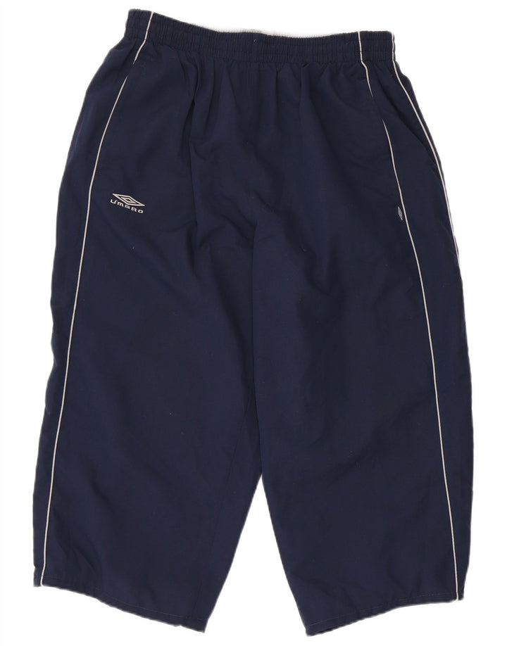 Pantaloni de trening Capri pentru bărbați Umbro XL, poliester bleumarin