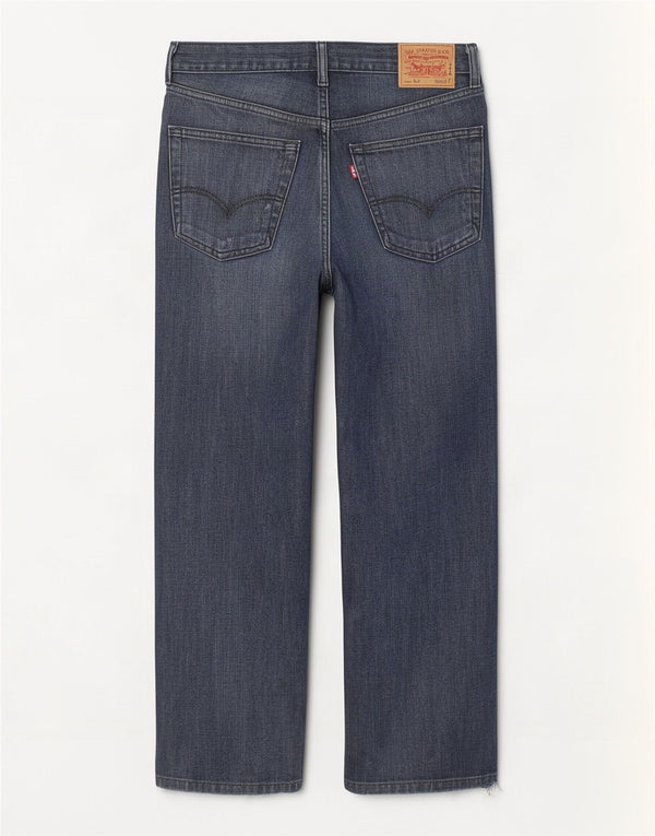 Blugi drepti pentru bărbați Levi's 501 W36 L27 Bumbac bleumarin