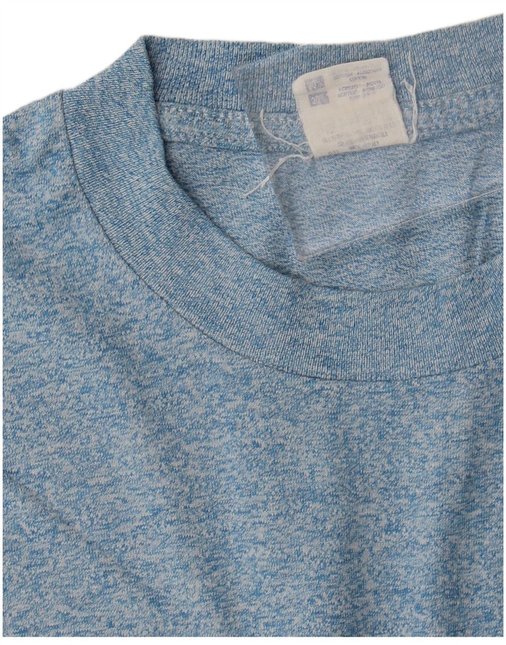 Tricou grafic pentru bărbați Champion Top mic albastru bumbac cu pete