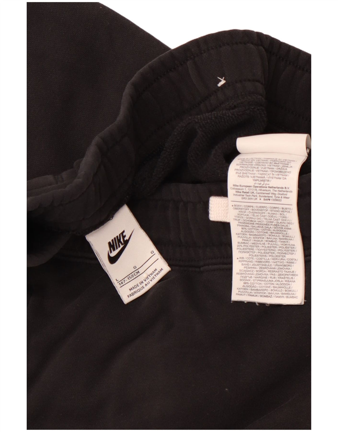 Pantaloni de trening grafic pentru băieți NIKE Pantaloni de jogging 12-13 ani mare negru