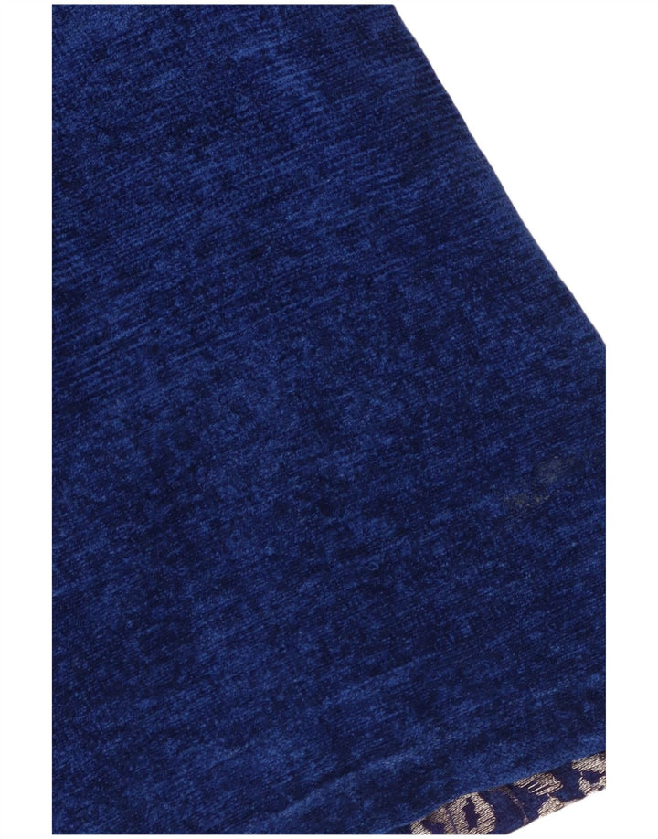 Jachetă Blazer pentru femei Indigo Moon cu 4 nasturi IT 46 Mare Albastru Floral Viscoză