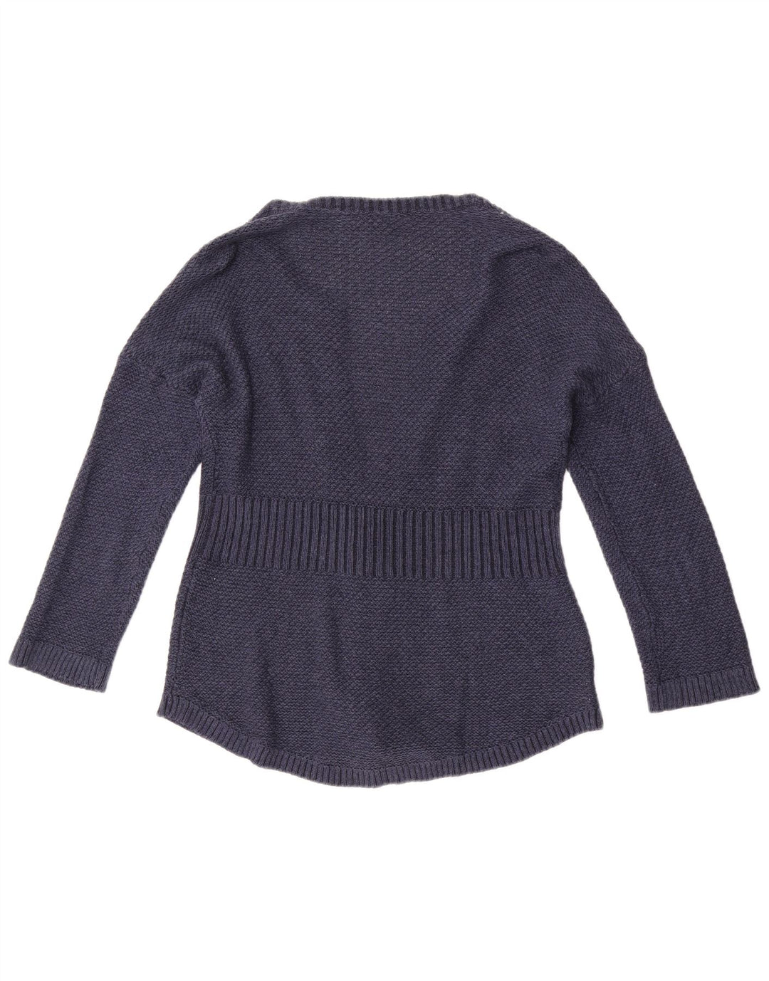 Pulover cardigan pentru femei Eddie Bauer UK 14 Medium bleumarin Bumbac