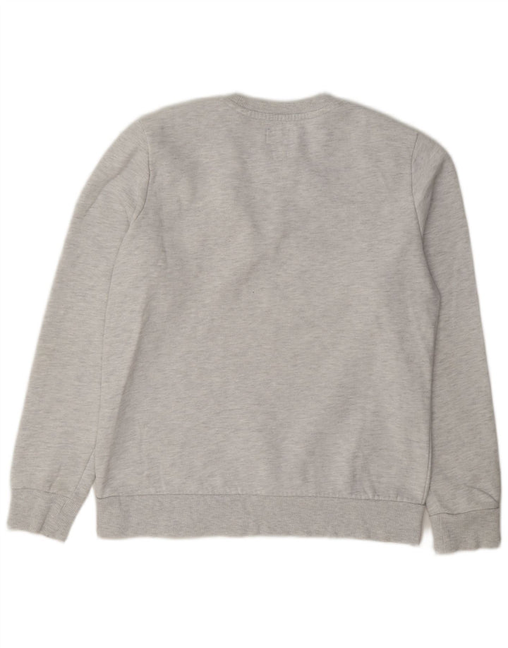 Pulover Superdry pentru damă, UK 12, bumbac gri mediu