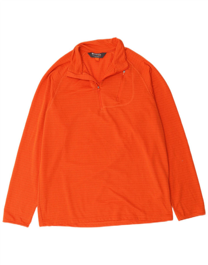 Pulover pentru bărbați Mountain Warehouse Trening Top mare portocaliu cu dungi