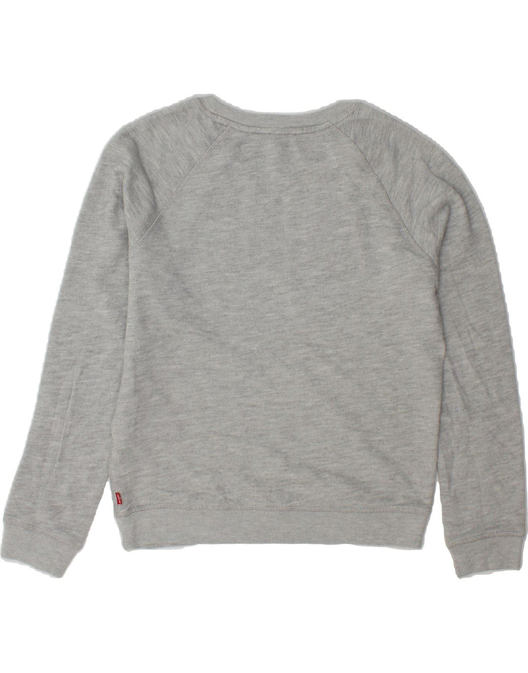 LEVI'S Womens Oversized Sweatshirt Jumper UK 10 Small Grey Vintage Levi's and Second-Hand Levi's from Messina Hembry 
