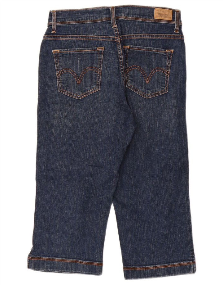 LEVI'S Blugi Capri cu talie înaltă pentru femei US 8 Medium W26 L17 Bumbac bleumarin