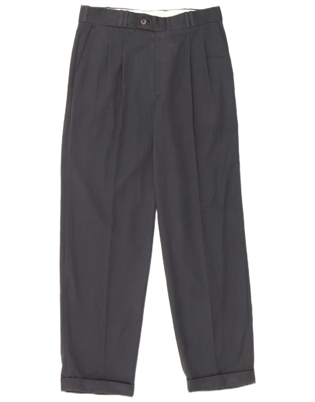 Pantaloni de costum pentru bărbați Farah L30 L28 bleumarin poliester