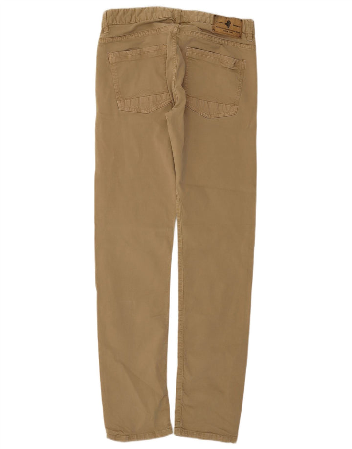 Pantaloni chino conici pentru femei Marlboro Classics L32 L34 Bej