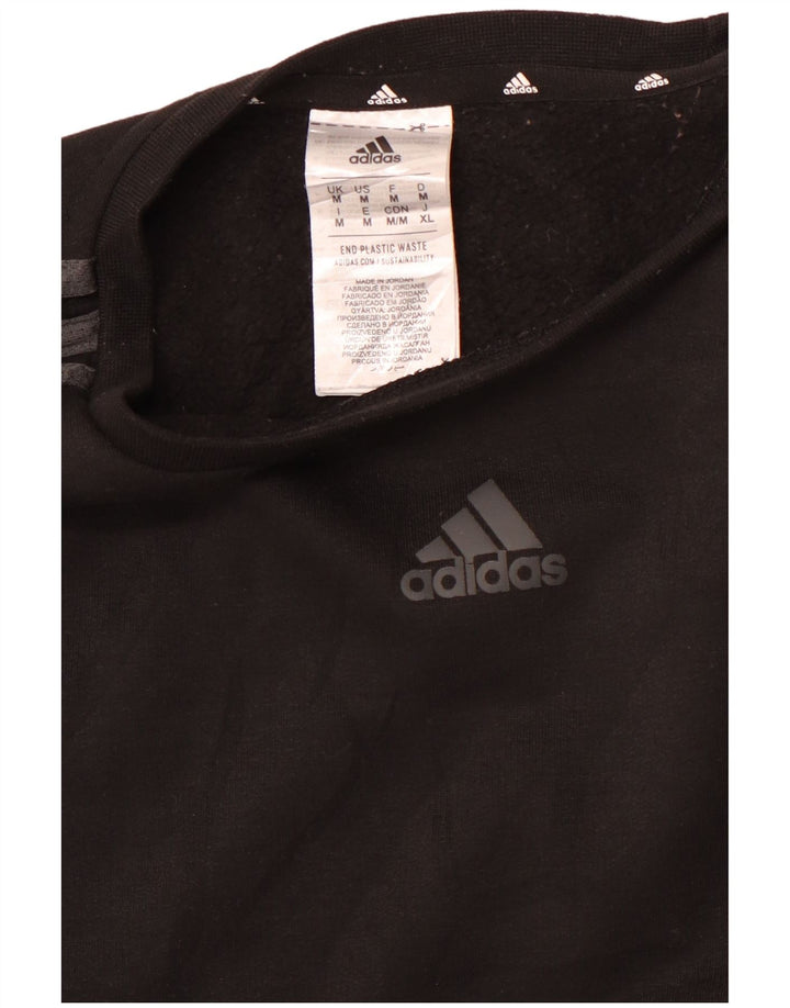 Pulover ADIDAS pentru bărbați, poliester mediu negru