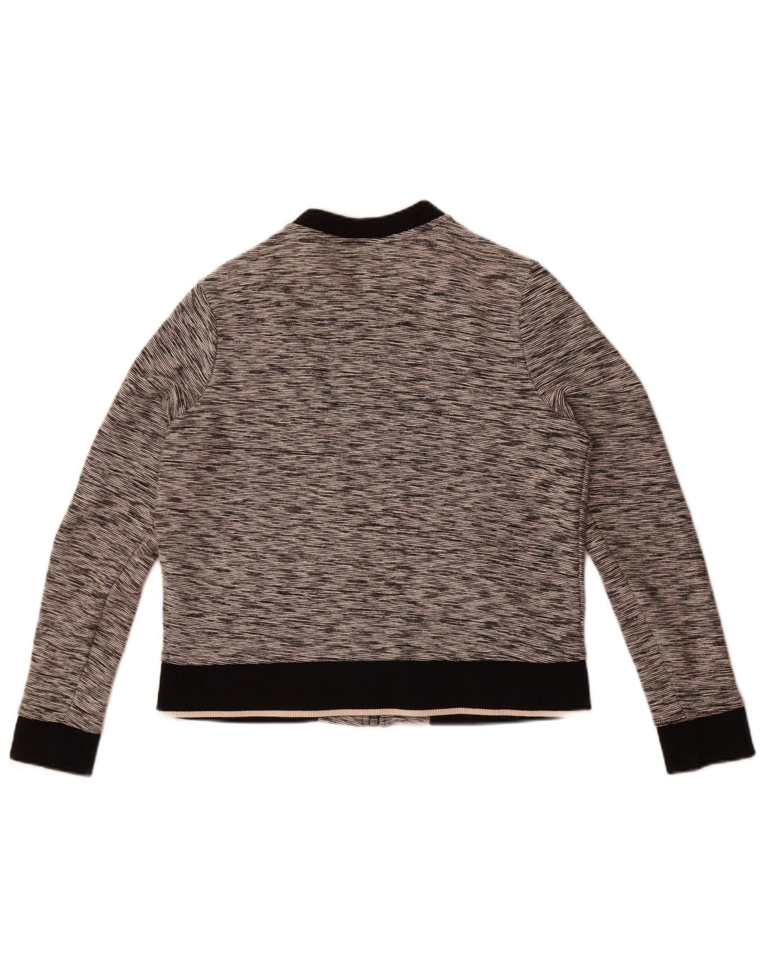 Jachetă de trening pentru femei Tommy Hilfiger UK 12, bumbac cu pete gri mediu