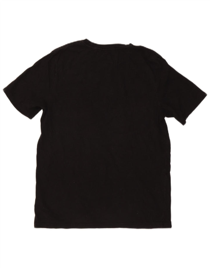 Tricou grafic PUMA pentru bărbați Top mediu din bumbac negru