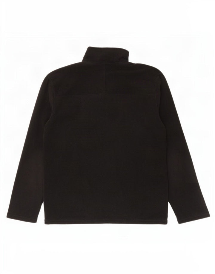 Jumper The North Face pentru bărbați, cu fermoar și gât, poliester mediu negru