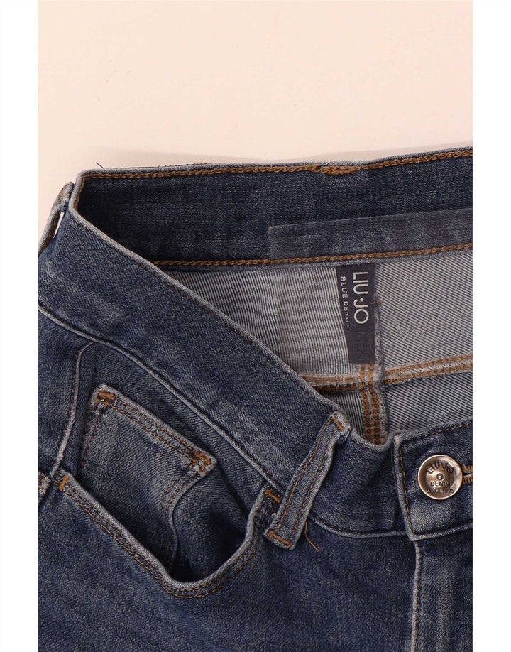 Blugi slim pentru femei Liu Jo W24 L25 Albastru