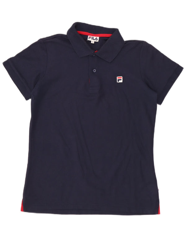 Tricou polo pentru bărbați FILA IT 48 Bumbac bleumarin mic