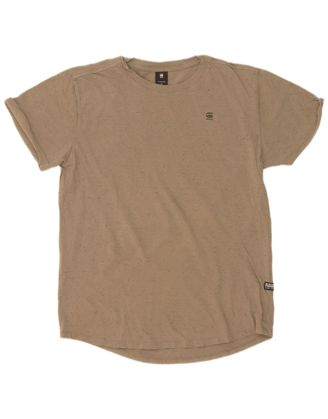 Tricou Bărbați G-Star Top Mediu Kaki Bumbac Pete