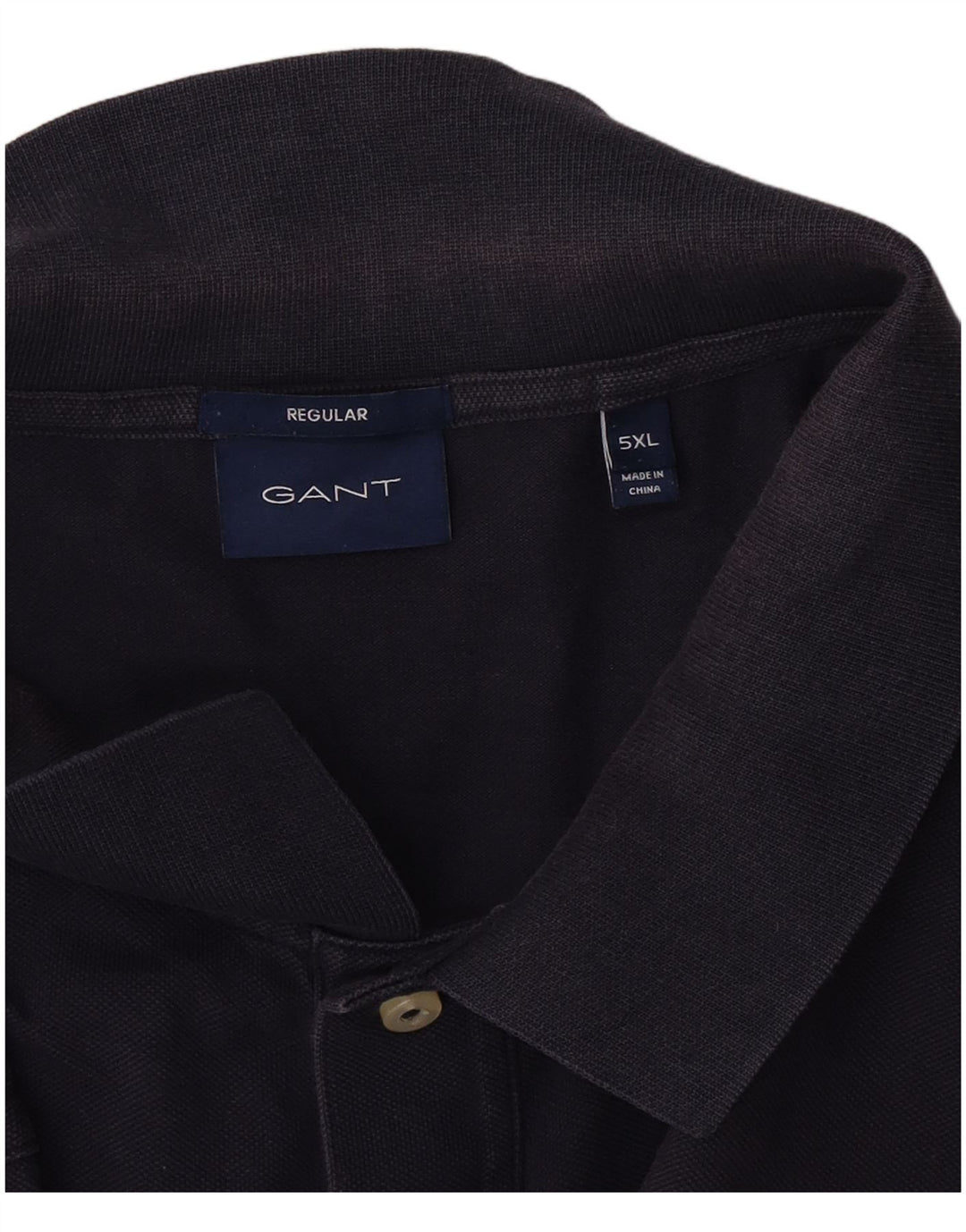 Cămașă polo Gant pentru bărbați, cu formă regulată, 5XL, bleumarin