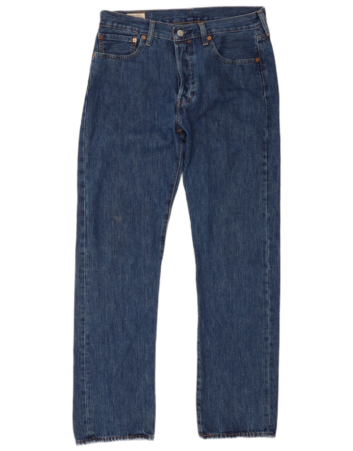Blugi drepti pentru bărbați Levi's 501 W32 L32 Bumbac albastru