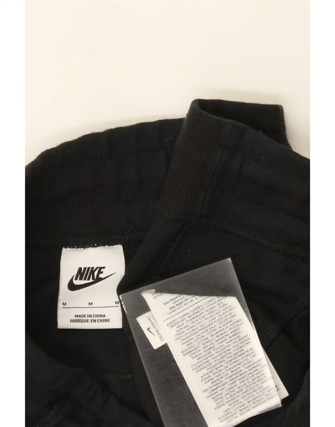 Pantaloni de trening Nike pentru bărbați Cargo Pantaloni de jogging, bumbac mediu negru