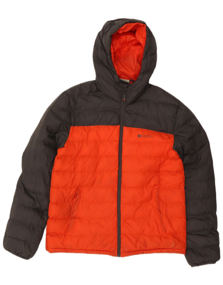 Jachetă căptușită cu glugă pentru bărbați Mountain Warehouse UK 38 Medium Gri Colorblock