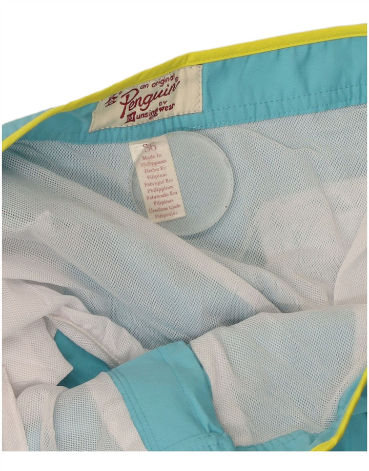 Pantaloni scurți de înot pentru bărbați PENGUIN, mari, albastru