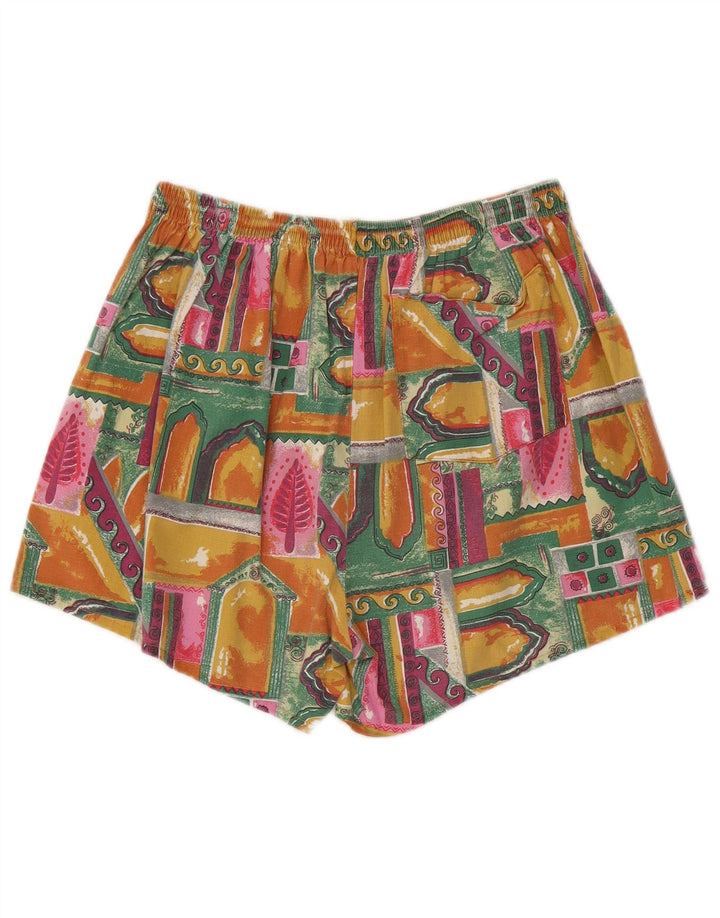 Pantaloni scurți de înot vintage pentru bărbați, bumbac patchwork multicolor medii