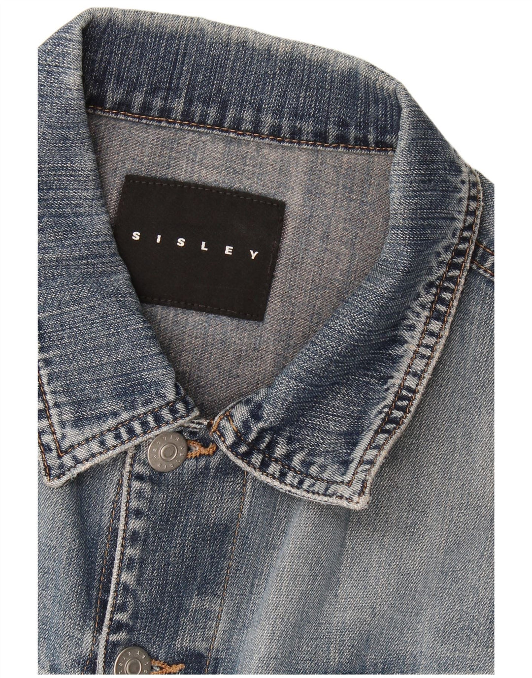 Jachetă de blugi pentru bărbați Sisley UK 36 Small Blue