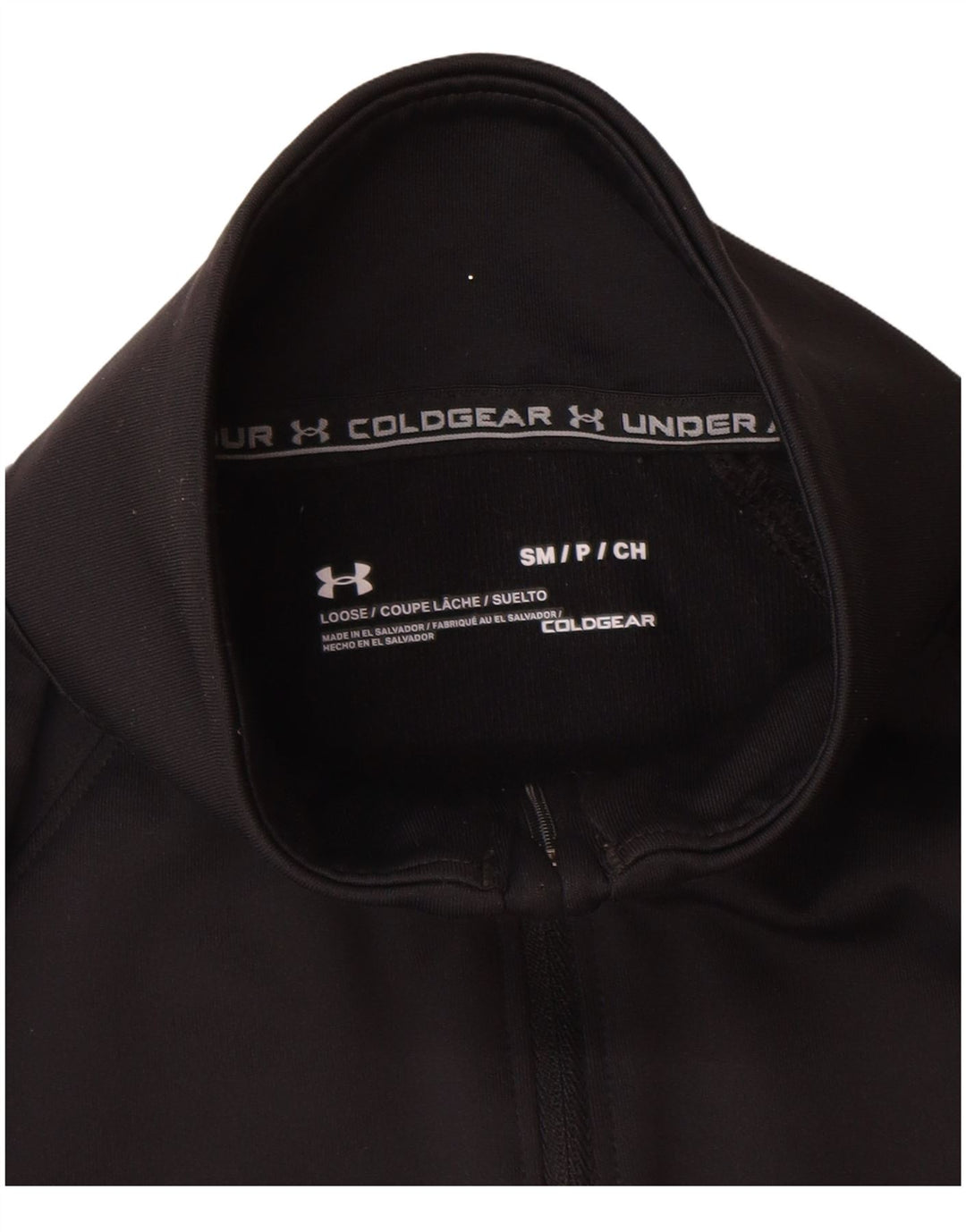 Top de trening Under Armour pentru femei Cold Gear Pullover UK 10 Small Black