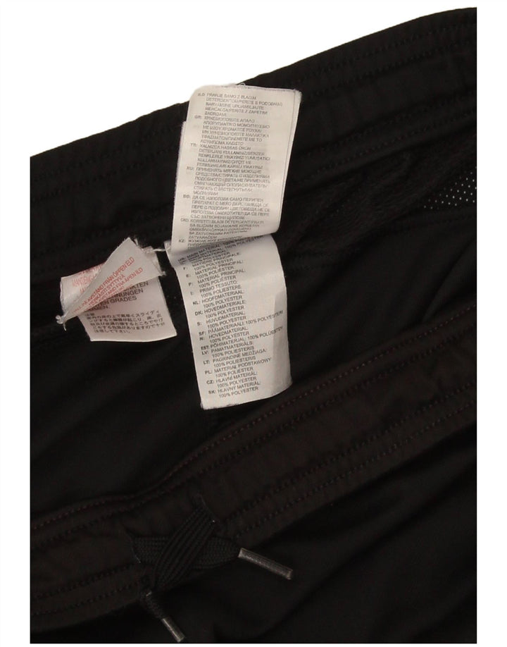 Pantaloni de trening Adidas baieti 13-14 ani poliester negru
