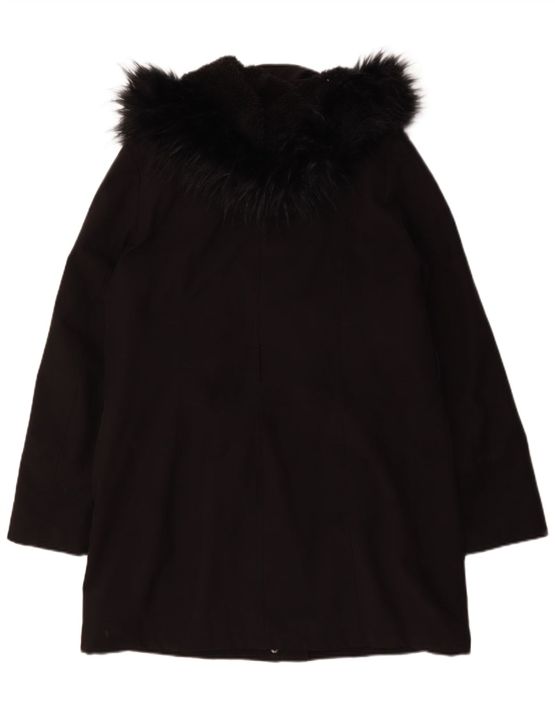 Pardesiu Sherpa pentru femei Dkny UK 16, mare, negru, poliester