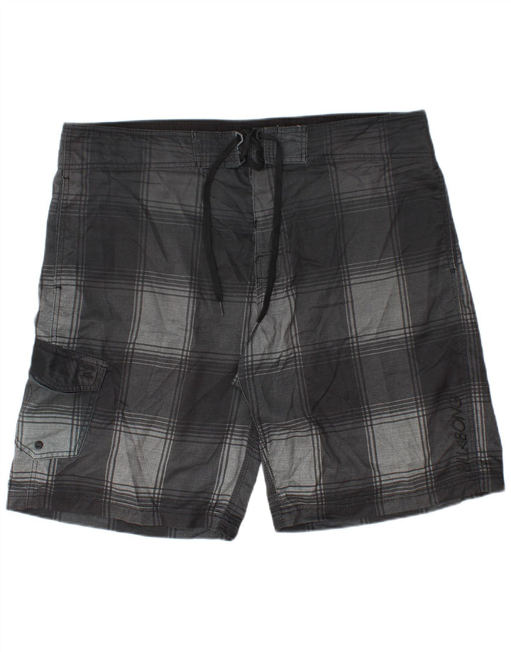 Pantaloni scurți de înot pentru bărbați Billabong XL, poliester cu carouri negre