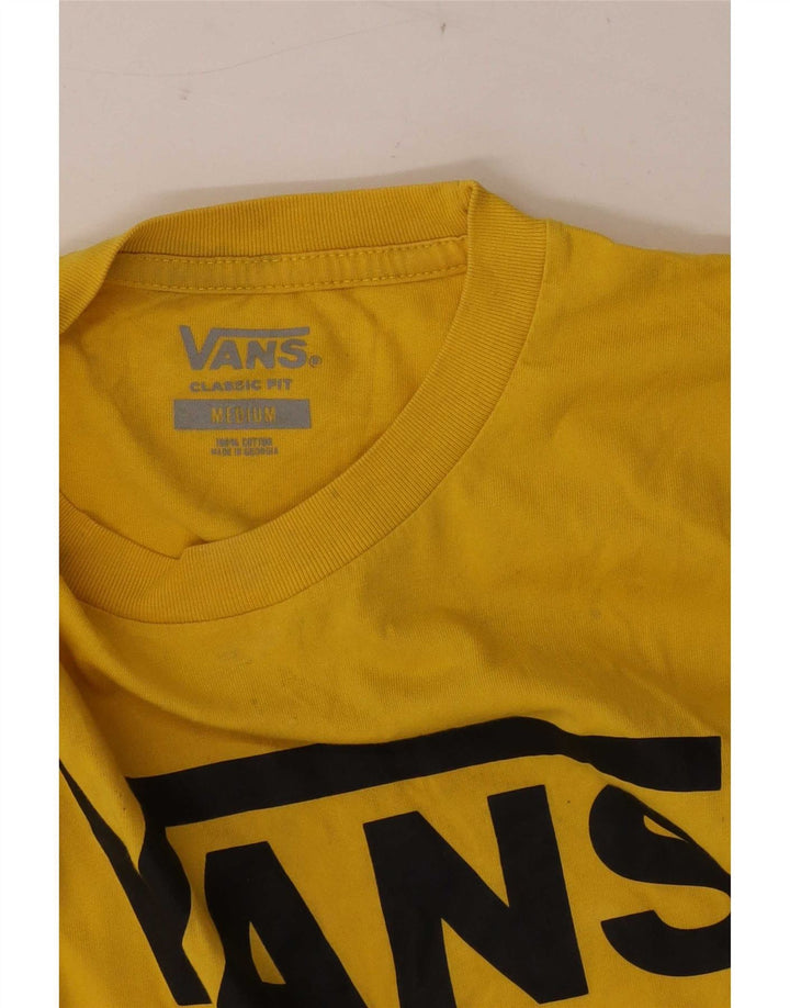 Tricou grafic Vans Classic Fit Top Bumbac galben mediu